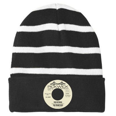 The Lou Reed At Pickwick Striped Beanie with Solid Band