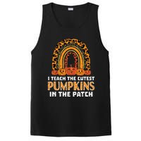 Teach Leopard Rainbow Cute Halloween Costume Teacher Women PosiCharge Competitor Tank