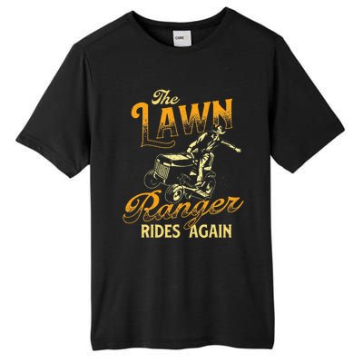 The Lawn Ranger Rides Again Gardener Lawn Mower Tall Fusion ChromaSoft Performance T-Shirt