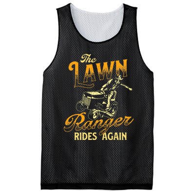 The Lawn Ranger Rides Again Gardener Lawn Mower Mesh Reversible Basketball Jersey Tank