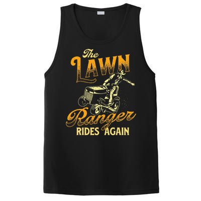 The Lawn Ranger Rides Again Gardener Lawn Mower PosiCharge Competitor Tank