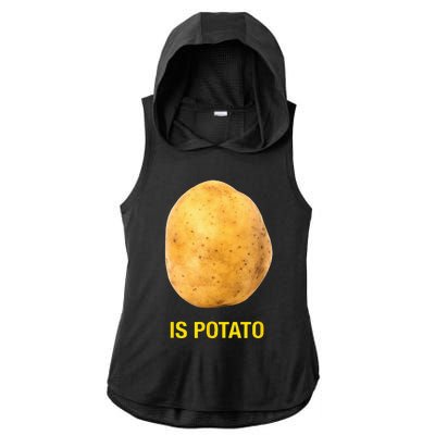 The Late Show With Stephen Colbert Is Potato Charity Ladies PosiCharge Tri-Blend Wicking Draft Hoodie Tank