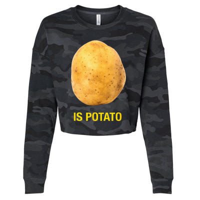 The Late Show With Stephen Colbert Is Potato Charity Cropped Pullover Crew