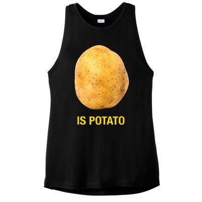 The Late Show With Stephen Colbert Is Potato Charity Ladies PosiCharge Tri-Blend Wicking Tank