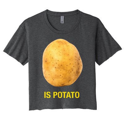 The Late Show With Stephen Colbert Is Potato Charity Women's Crop Top Tee