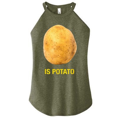 The Late Show With Stephen Colbert Is Potato Charity Women's Perfect Tri Rocker Tank