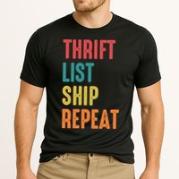 Thrift List Ship Repeat Funny Sourcing Reseller Gift Performance Shirt