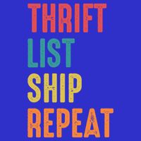 Thrift List Ship Repeat Funny Sourcing Reseller Gift 16 in Basic Backpack