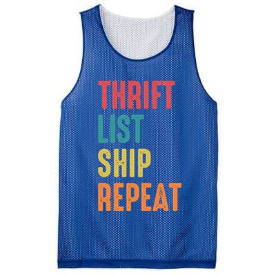 Thrift List Ship Repeat Funny Sourcing Reseller Gift Mesh Reversible Basketball Jersey Tank