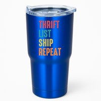 Thrift List Ship Repeat Funny Sourcing Reseller Gift Tumbler