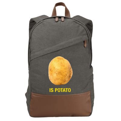 The Late Show With Stephen Colbert Is Potato Charity Cotton Canvas Backpack