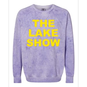 The Lake Show Basketball Los Angeles Colorblast Crewneck Sweatshirt