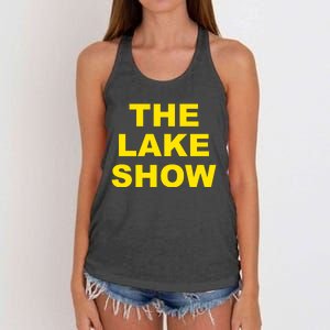 The Lake Show Basketball Los Angeles Women's Knotted Racerback Tank