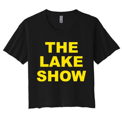 The Lake Show Basketball Los Angeles Women's Crop Top Tee
