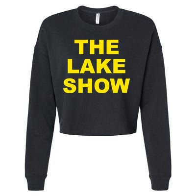 The Lake Show Basketball Los Angeles Cropped Pullover Crew