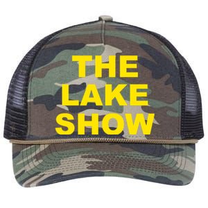 The Lake Show Basketball Los Angeles Retro Rope Trucker Hat Cap