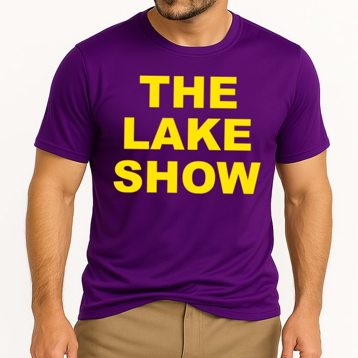The Lake Show Basketball Los Angeles Cooling Performance Crew T-Shirt
