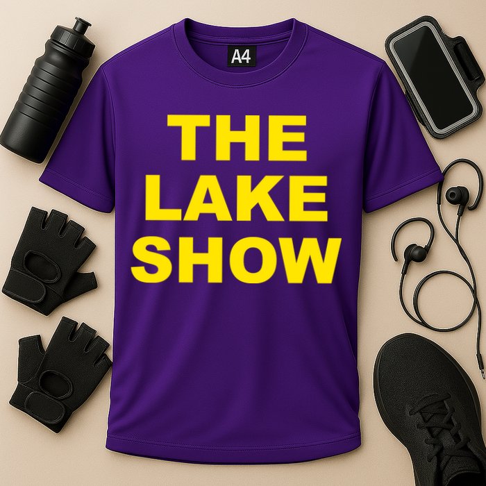 The Lake Show Basketball Los Angeles Cooling Performance Crew T-Shirt