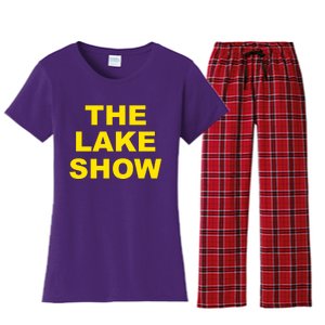 The Lake Show Basketball Los Angeles Women's Flannel Pajama Set