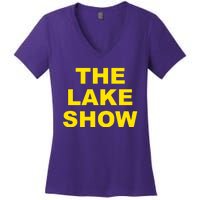 The Lake Show Basketball Los Angeles Women's V-Neck T-Shirt