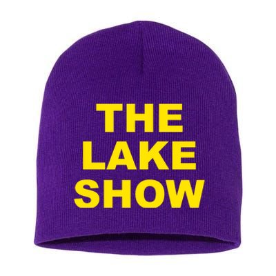 The Lake Show Basketball Los Angeles Short Acrylic Beanie