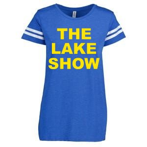 The Lake Show Basketball Los Angeles Enza Ladies Jersey Football T-Shirt