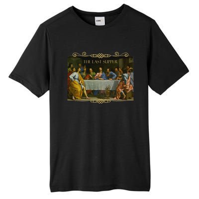 The Last Supper Painting Catholic Easter Jesus Lent Tall Fusion ChromaSoft Performance T-Shirt