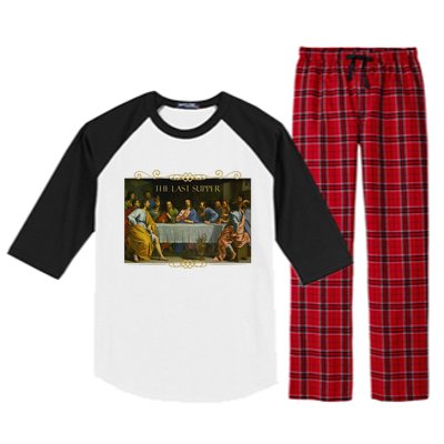 The Last Supper Painting Catholic Easter Jesus Lent Raglan Sleeve Pajama Set