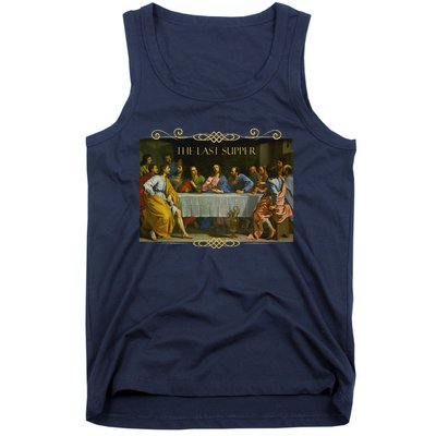 The Last Supper Painting Catholic Easter Jesus Lent Tank Top