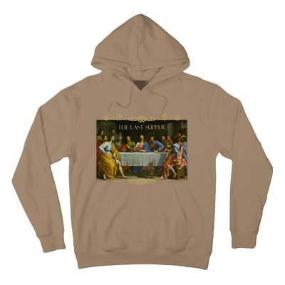 The Last Supper Painting Catholic Easter Jesus Lent Hoodie