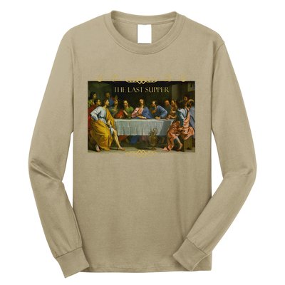 The Last Supper Painting Catholic Easter Jesus Lent Long Sleeve Shirt