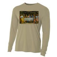 The Last Supper Painting Catholic Easter Jesus Lent Cooling Performance Long Sleeve Crew