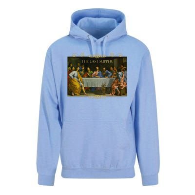 The Last Supper Painting Catholic Easter Jesus Lent Unisex Surf Hoodie