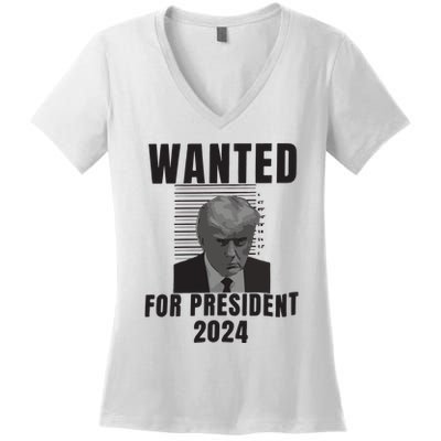 Trump Legend Save America Trump Not Guilty Women's V-Neck T-Shirt
