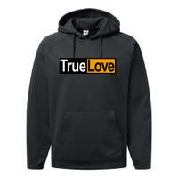 True Love Spoof Logo Performance Fleece Hoodie