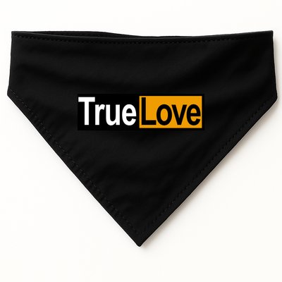 True Love Spoof Logo USA-Made Doggie Bandana