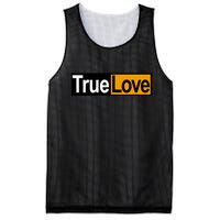 True Love Spoof Logo Mesh Reversible Basketball Jersey Tank