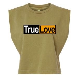 True Love Spoof Logo Garment-Dyed Women's Muscle Tee