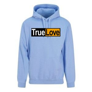 True Love Spoof Logo Unisex Surf Hoodie