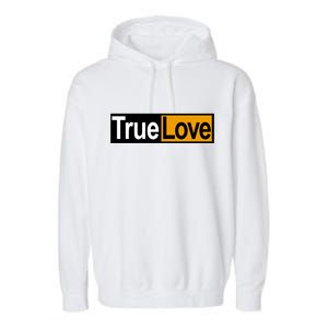 True Love Spoof Logo Garment-Dyed Fleece Hoodie