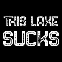 This Lake Sucks Funny Fishing Cooling Performance Crew T-Shirt