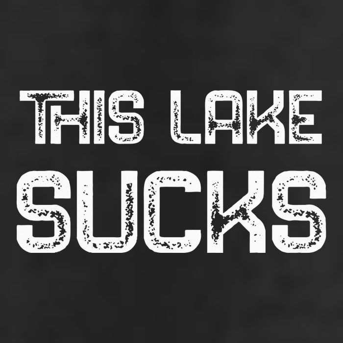 This Lake Sucks Funny Fishing Adult Drive Performance Visor