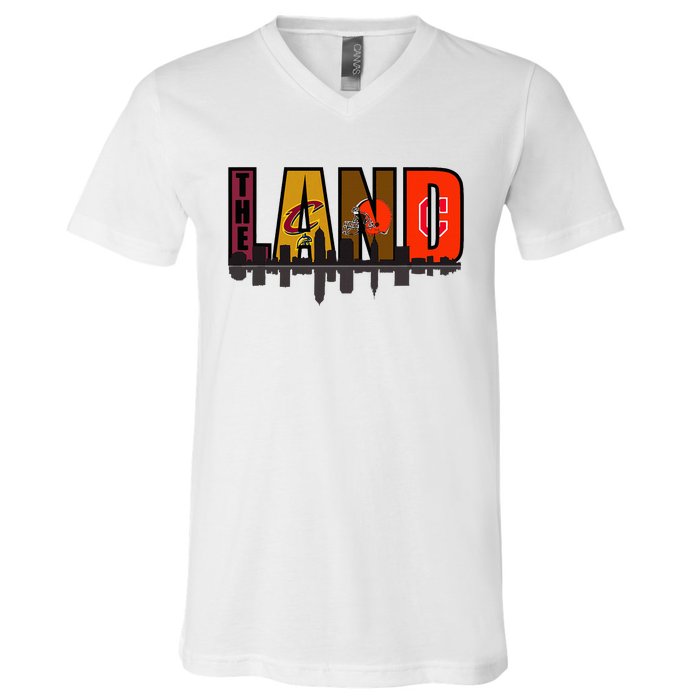 The Land Sports Fan Gear V-Neck T-Shirt