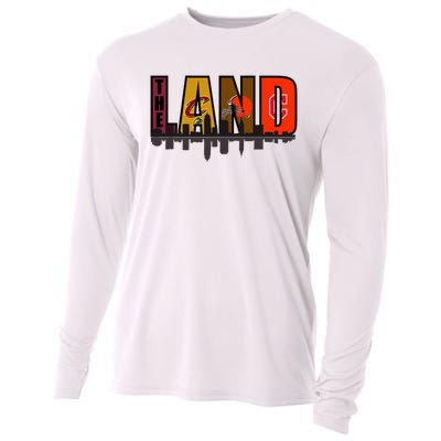 The Land Sports Fan Gear Cooling Performance Long Sleeve Crew