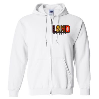 The Land Sports Fan Gear Full Zip Hoodie