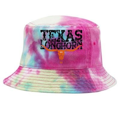 Texas Lone Star State Since 1845 Cowboy And Rodeo Texas Tie-Dyed Bucket Hat