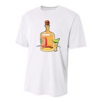 Tequila Lime Salt Tequila Bottle Lover Gift Youth Performance Sprint T-Shirt