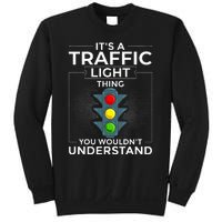 Traffic Light Sign Green Yellow Red Stop Stoplight Sweatshirt