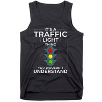 Traffic Light Sign Green Yellow Red Stop Stoplight Tank Top