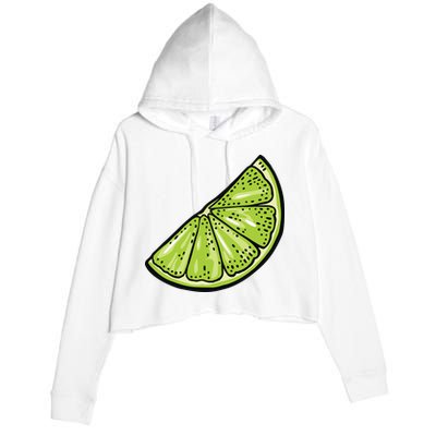 Tequila Lime Salt Halloween Costume Group Matching Crop Fleece Hoodie